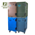Cargador trasero apilable LLDPE CAJA DE CAJA DE ALIMENTOS PARA CAFETERIA DE ESTACIMIENTES DE COMENORES